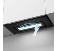 hotte aspirante encastrable 60cm 450m3/h 3 vitesses tactile et geste commande recyclage ou évacuation CD6931BK