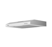 Ciarra Hotte de Cuisine, Acier Inoxydable,Hotte Aspirante 60cm, Évacuation ou Recyclage, Hotte Sous Armoire, Fixation Murale, Filtre En Aluminium