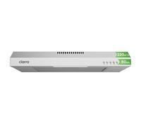CIARRA Hotte de cuisine en acier inoxydable, hotte sous-meuble, hotte de cuisine murale, hotte aspirante de 600 mm, hotte de cuisinière à évacuation par le haut avec un filtre en aluminium