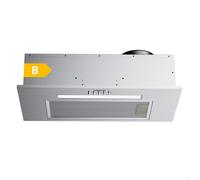 CIARRA Hotte Groupe Filtrant 52cm 300m3/h Recyclage ou Evacuation 3 Vitesses Acier Inox CD5913DS