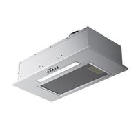 CIARRA Hotte sous plan 52 cm 300 m³/h Hotte d'aspiration encastrableModule de ventilation Hotte encastrable en acier inoxydable Argent VMS5913D