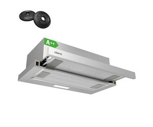 CIARRA Hotte Tiroir Téléscopique 60cm 391 m³/h