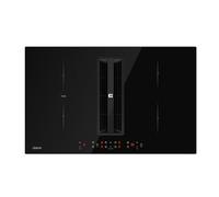 CIARRA One Plaque Induction avec Hotte Intégrée-4 Foyers-83cm-7000W-9 Niveaux de Puissante-500m³/h-Flex Zone-Boost-4 Vitesses-Système Plasma-Tactile-Verrouillage Enfant