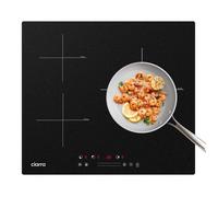 CIARRA Plaque à Induction 3 Foyers 6600W avec Boosters 59 cm Minuteur Sécurité enfants Table de Cuisson CD3BBIH