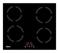 CIARRA Plaque de Cuisson 4 Feux 6000W Plaque Induction Encastrable Commande Tactile 9 Niveaux