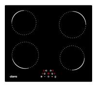 Ciarra Plaque de Cuisson a Induction 4 Feux 6000W 60cm | 9 Niveaux, Minuterie, Sécurité Enfant, Arrêt Automatique, Indicateur de Chaleur Résiduelle, AWBBIH4-C