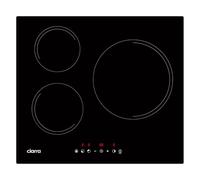 Ciarra Plaque Induction 3 Feux Encastrable 60 cm Puissance Limitée | Verrou de Sécurité, Minuteur, Détection Récipient, Indicateur de Chaleur Résiduelle, CABBIH3-E