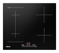 CIARRA Plaque Induction 4 Feux Encastrable 60 cm 7200W avec Zone Flexible | Booster, Gestion de Puissance, Commande Tactile Slider, Minuterie, Sécurité Enfant, Grande Poêle et Plancha, CBBIH4BF
