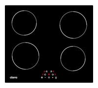 Ciarra Plaque Induction 4 Feux Puissance Limitée 2.8/3.5/6kW | Contrôle Tactile, Minuterie, Sécurité Enfant, Indicateur de Chaleur Résiduelle, AWBBIH4-D