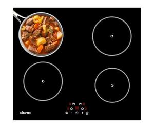 Ciarra Plaque Induction 4 Foyer 60cm Puissance Limitée 2,8/3,5/6kW |