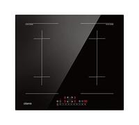 CIARRA Plaque Induction 4 Foyers Encastrable 60cm 7200W 2 CombiZone | Boost, Fonction Pause, 9 Niveaux, Commande Slider, Sécurité Complète, Noir, AWBIH4BFF