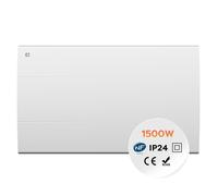 CIARRA Radiateur Électrique Fixé Inertie Sèche Céramique 1500W Chauffage Mural 4 Modes Programmes Personnalisées LCD Thermostat