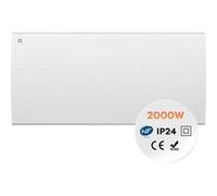 CIARRA Radiateur électrique fixé à inertie sèche céramique 2000W 30 m² 4 modes Programmable LCD