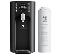 CIARRA X SusGreenable osmoseur à osmose inverse,Purificateur d’eau de table avec eau chaude instantanée, 4 températures, Filtre RO 5-en-1, Réservoir 4,3L, Affichage TDS, Sans installation