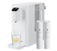 CIARRA X SusGreenable Osmoseur à osmose inverse, Purificateur d’eau de table avec eau chaude instantanée, 5 températures, Filtration RO 4 étapes, réservoir 2,4 L, Affichage TDS, Sans installation