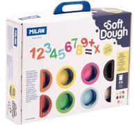 Ciastolina Nombre de chiffres 59g 8 couleurs MILAN