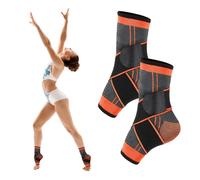 CIATBYYJ 1 paire de chevillères professionnelles avec fermeture , chevillère pour enfant, unisexe, orange taille M