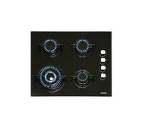 CIB 6031 BK - Table de cuisson au gaz - 4 plaques de cuisson - Niche - largeur : 55.5 cm - profondeur : 47.5 cm - noir
