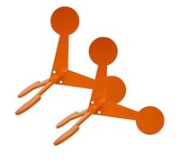 Cible À Déclenchement par Impact avec Effet Basculant, Compétition De Tir Interactive avec Effet Basculant, Jeu Ludique D'entraînement À La Précision, Jeu Familial Portable (2pcs)