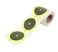 Cible Autocollante Fluorescente en Papier pour Entraînement de Tir | Motif Net, Adhésif Intégré, Rouleau Unique, Usage Cible, Papier Léger, Repérage Visuel, Format Pratique