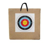 Cible carrée de tir à l'arc, fabriquée en Paille, idéale for l'entraînement au des Adolescents et Adultes(50 * 50 * 30cm)