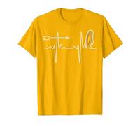 Cible d'arc et de flèche pour tir à l'arc T-Shirt, Homme, Doré Vif, XXL