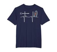 Cible d'arc et de flèche pour tir à l'arc T-Shirt, Homme Grandes Tailles, Bleu Marine, 3X Tall