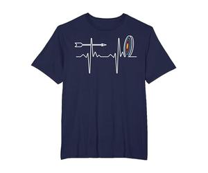 Cible d'arc et de flèche pour tir à l'arc T-Shirt, Homme Grandes Tailles, Bleu Marine, 3X Tall