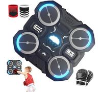 Cible de boxe de musique intelligente,Machine de boxe de musique électronique | Machine de boxe de poinçonnage avec gants,Équipement de boxe à forte capacité portante pour chambre à coucher, zone de