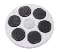 Cible de Boxe Musicale Murale avec, Parfaite pour Le Fitness à Domicile, Idéale pour Les âges et Les Niveaux de Compétence (White)