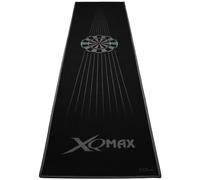 Cible de fléchettes 237 x 80 cm avec couleur au choix Tapis de fléchettes avec ligne de lancement Noir Rouge Gris Tapis de tournoi Tapis de fléchettes en acier (tapis de fléchettes noir/gris, 237 x 80