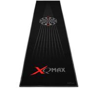 Cible de fléchettes 237 x 80 cm avec couleur au choix Tapis de fléchettes avec ligne de lancement Noir Rouge Gris Tapis de tournoi Tapis de fléchettes en acier (tapis de fléchettes noir/rouge 237 x 80