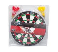 Cible de fléchettes - 30 cm - Intérieur - Mixte - 4 fléchettes incluses