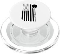 Cible de fléchettes Drapeau américain PopSockets PopGrip pour MagSafe