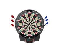 VEVOR Cible de fléchettes électronique 391 mm – 43 jeux, jusqu'à 8 joueurs, écran LCD couleur