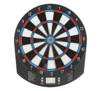 Cible de fléchettes électronique Edartdart avec écran LCD et 6 ouvertures d'insertion de fléchettes pour 1 à 8 joueurs, 18 jeux, 159 variantes