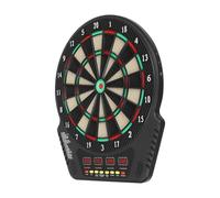 Cible de fléchettes électronique professionnelle - 44 x 50,5 cm - Plusieurs modes de jeu - Machine à fléchettes innovante avec 4 écrans LED et 24 têtes de fléchettes - Cibles de fléchettes