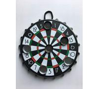 Cible de fléchettes en couronne, jeu de boisson Dart Board Partyspiel magnétique