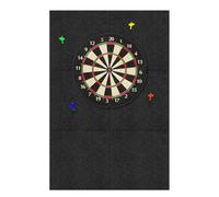 Cible de Fléchettes en Feutre,6PCS 90x60cm Autocollante Protection Murale pour Jeu de Fléchettes,Bordure Murale pour Jeu de Fléchettes,Épaisseur:1,2cm,Protection pour Les Lancers Manqués