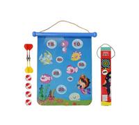 Cible de fléchettes en PVC double face et magnétique | Arts de pelouse pour jouer en plein air - Pour enfants, adolescents, camping, jardin, cour et pique-nique