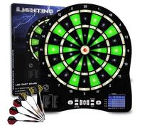 Cible de fléchettes LED & Dart Game Changer - Jeu de Flechette électronique Lumineux