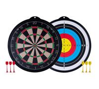 Cible de fléchettes magnétique double face pour enfants - Cible de fléchettes avec 6 flèches magnétiques - Jeu de lancer sûr pour une utilisation en intérieur