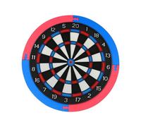 Cible de fléchettes professionnelle - Cible de fléchettes électronique - Diamètre : 50 cm - Mousse EVA de 25 mm - 6 fléchettes incluses - Montage mural - Pour la maison et le bureau