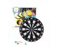 Cible de fléchettes sécurisée pour enfant - Engelhart - Diamètre 40 cm - 6 fléchettes pointes en nylon Safety