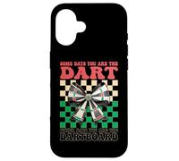 Cible de fléchettes « Some Days You are The Dart Darts » Coque pour iPhone 16