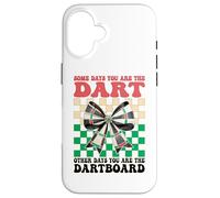 Cible de fléchettes « Some Days You are The Dart Darts » Coque pour iPhone 16