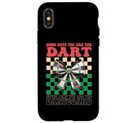 Cible de fléchettes « Some Days You are The Dart Darts » Coque pour iPhone X/XS