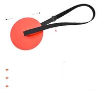 Cible de football avec sangle de suspension réglable pour l'entraînement et le développement des compétences en fonction des objectifs (lot de 4)