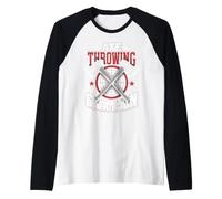Cible de Lancer de Hache pour entraînement de bûcheron Sport Viking Skills Manche Raglan