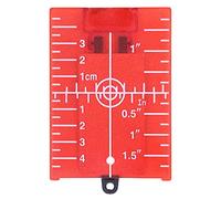 Cible de Nivellement Laser en Plastique, Cible Laser Magnétique au Sol, Cible Laser en Plastique, Plaque de Carte Magnétique au Sol, Niveau Laser Rotatif avec Support, échelle